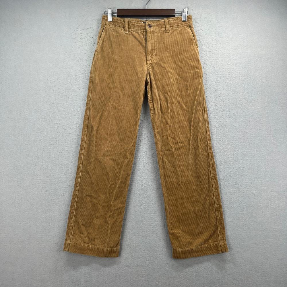Polo Ralph Lauren Corduroy Pants Boy 14 Brown Pocket Flaps Preppy Classic Casual